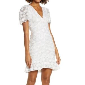Foxiedox Lou Lace white dress
